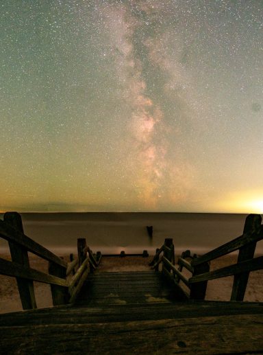 The steps to the Milky way